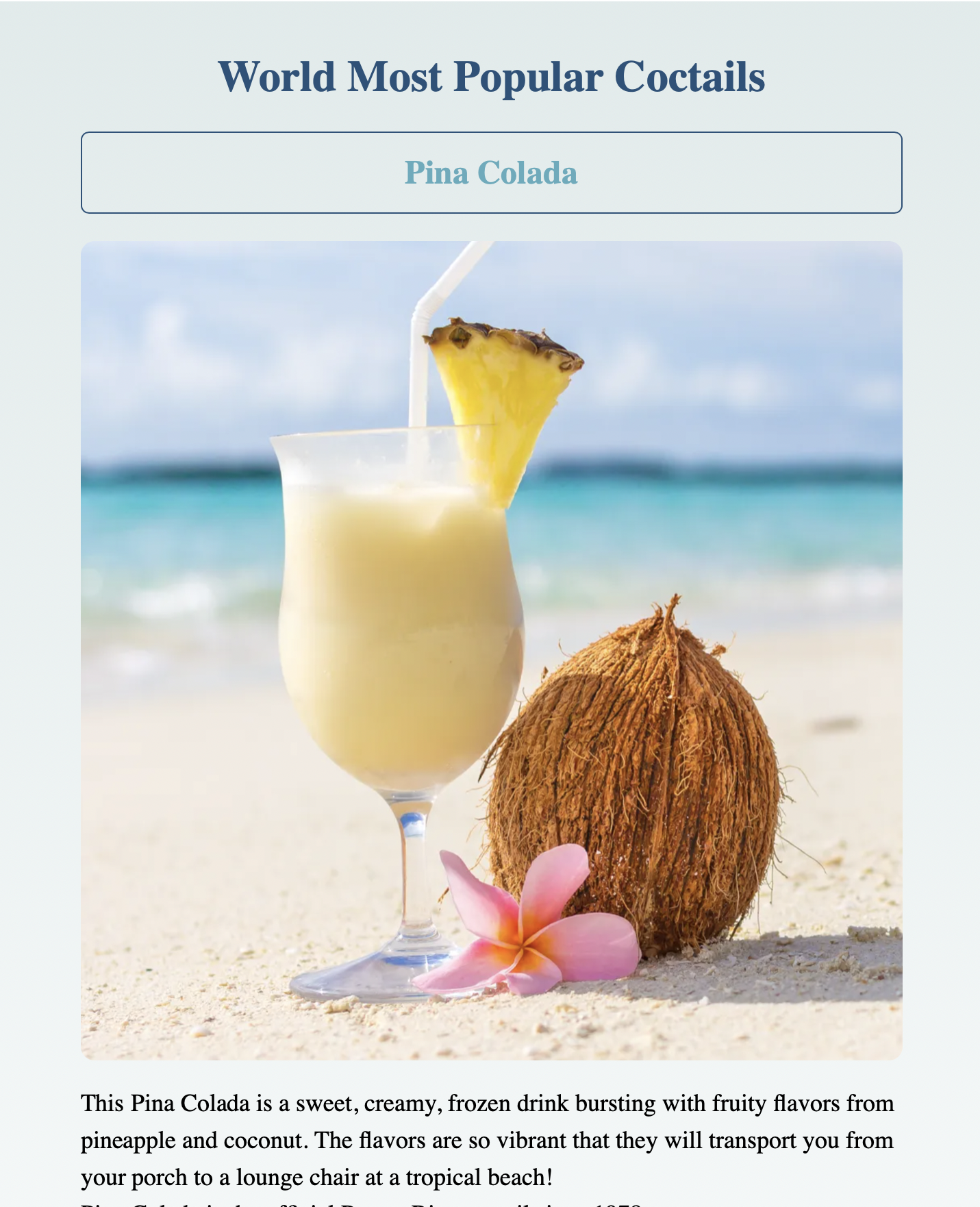 pina colada